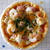 ケチャップとバジルオイルの簡単pizza