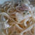 鶏とジャガイモときのこのクリームパスタ
