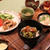 レシピ付き献立　マグロとアボカドのづけ丼・けんちん汁・豚肉の竜田揚げ・ほうれん草のごま和え・オクラの酢の物