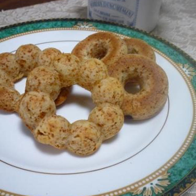 お豆腐入りドーナッツと、作っていただいたものと・・・。