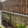 お庭のDIY～目隠しフェンスと石畳タイル張り～家庭菜園