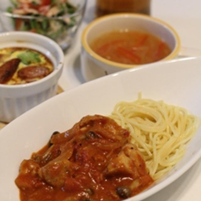 クリーミーな鶏肉のトマト煮♫