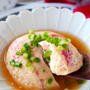 【包丁不要！レンジのみ5分】豆腐とカニかまの卵蒸し＊とろみあん