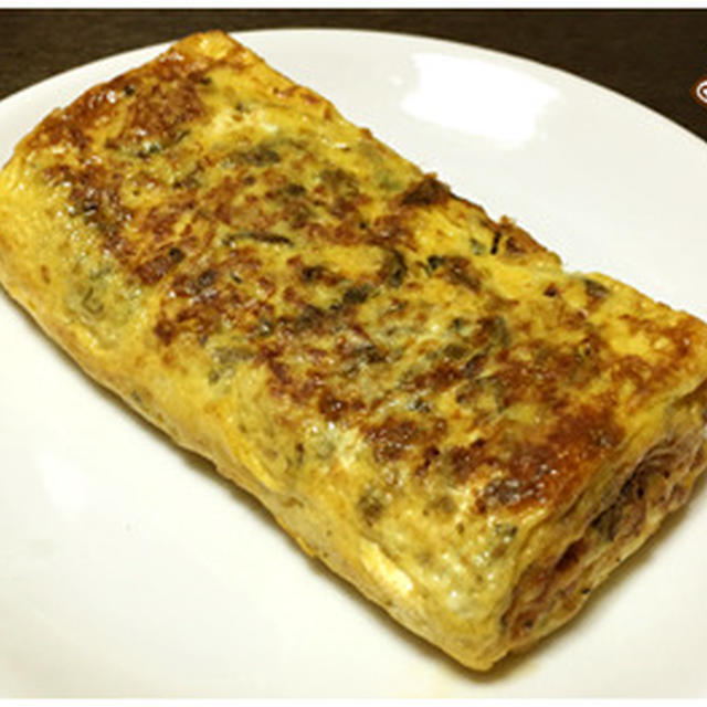 高菜そぼろの玉子焼き