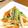 鶏胸肉と小松菜の中華炒め　レシピ