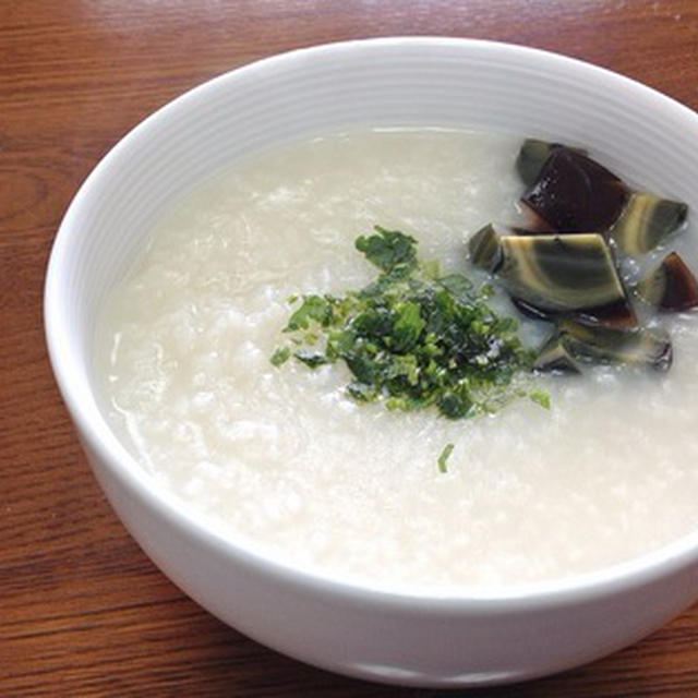 ちびシャトルシェフで作った「中華粥」