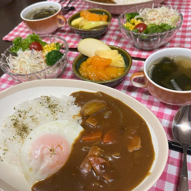 【おうちごはん】やっぱ好きだよね！【カレーライスde夕食】と。【おつまみ】【息子弁当】