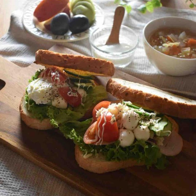 朝ごはん。
