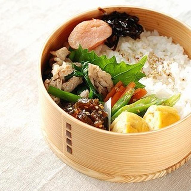 ◆ニラ豚炒め弁当