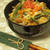 玉子丼・モロッコインゲン入れて彩りUP