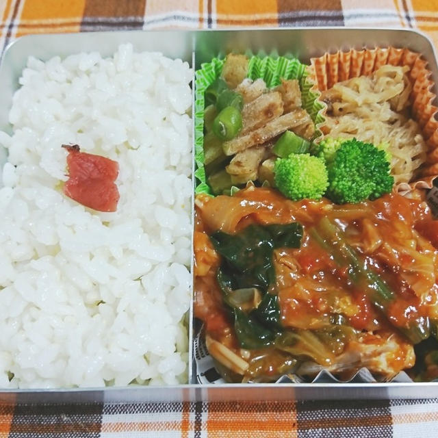 ＊トマト煮弁当＊