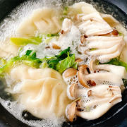豆腐入り餃子鍋
