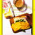 オムレツとベビーリーフの #セルフサンド ♪