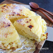 トースターで作るさつま芋のなめらかチーズケーキ