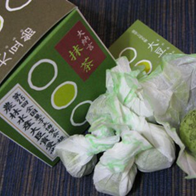 能登七尾名物 大豆飴 大納言入り抹茶♪