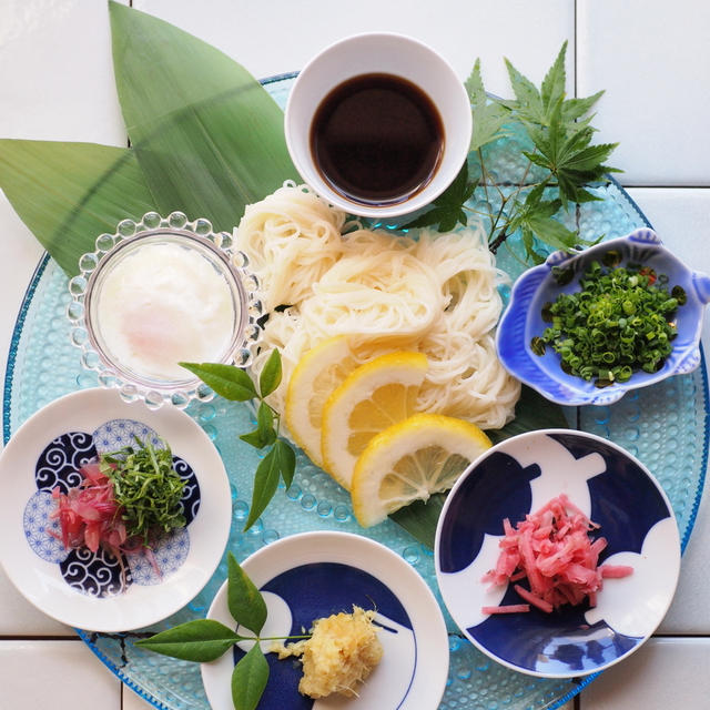 お素麺　めんつゆレシピ