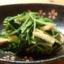 水菜と油揚げの煮ひたし