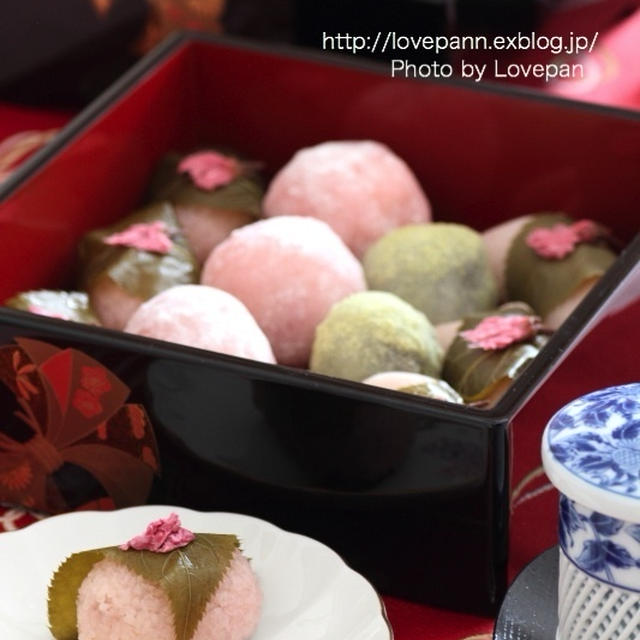桃の節句に…春の和菓子祭り♪