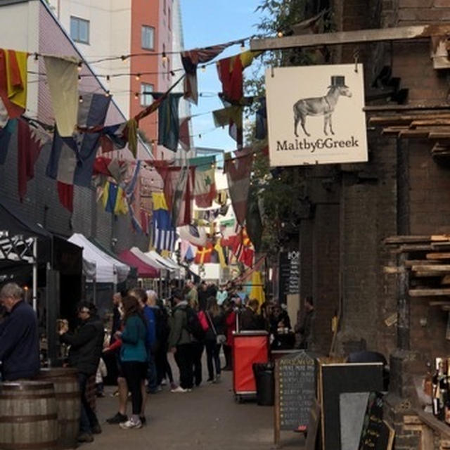 Maltby Street Market で栄えなワッフル