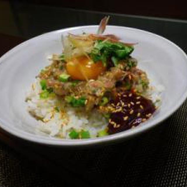 あじの韓国風なめろう丼（レシピ）