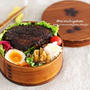 想定外の大きさで作った方も食べる方もびっくりなハンバーグ弁当＊