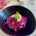 お弁当の彩りには欠かせない！紫キャベツのマリネ　スイチリ風味