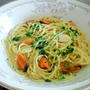 簡単にムール貝にんにくパスタ