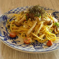 しめじとネギの和風パスタ
