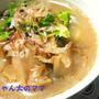 節約＆ヘルシーレシピ♪＜セロリの葉としらすの炒め物とザ―サイのラーメン＞
