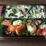 お弁当（小松菜とベーコンの炒飯）