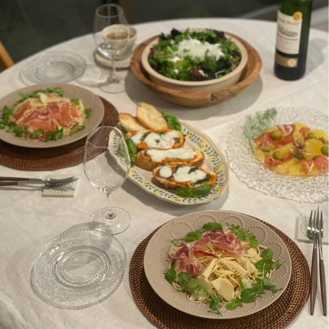 今季最後（多分）のたけのこのパスタと、自家製フォカッチャトーストとかの夜ごはん＆最近のお昼ごはんとか