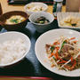 ”肉野菜炒め”の晩ごはん