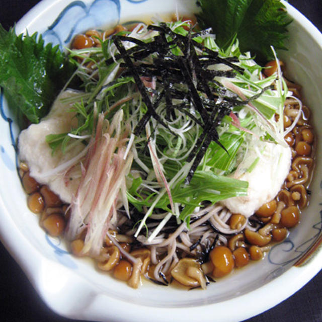 ひじき入り【薬味蕎麦】