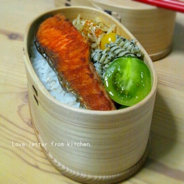 簡単副菜のお弁当。