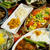 【晩ご飯は　新じゃが丸ごとカレーです♪】その他簡単野菜サラダ／マンゴーのデザートなど。