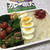 レトルトカレー弁当。花見