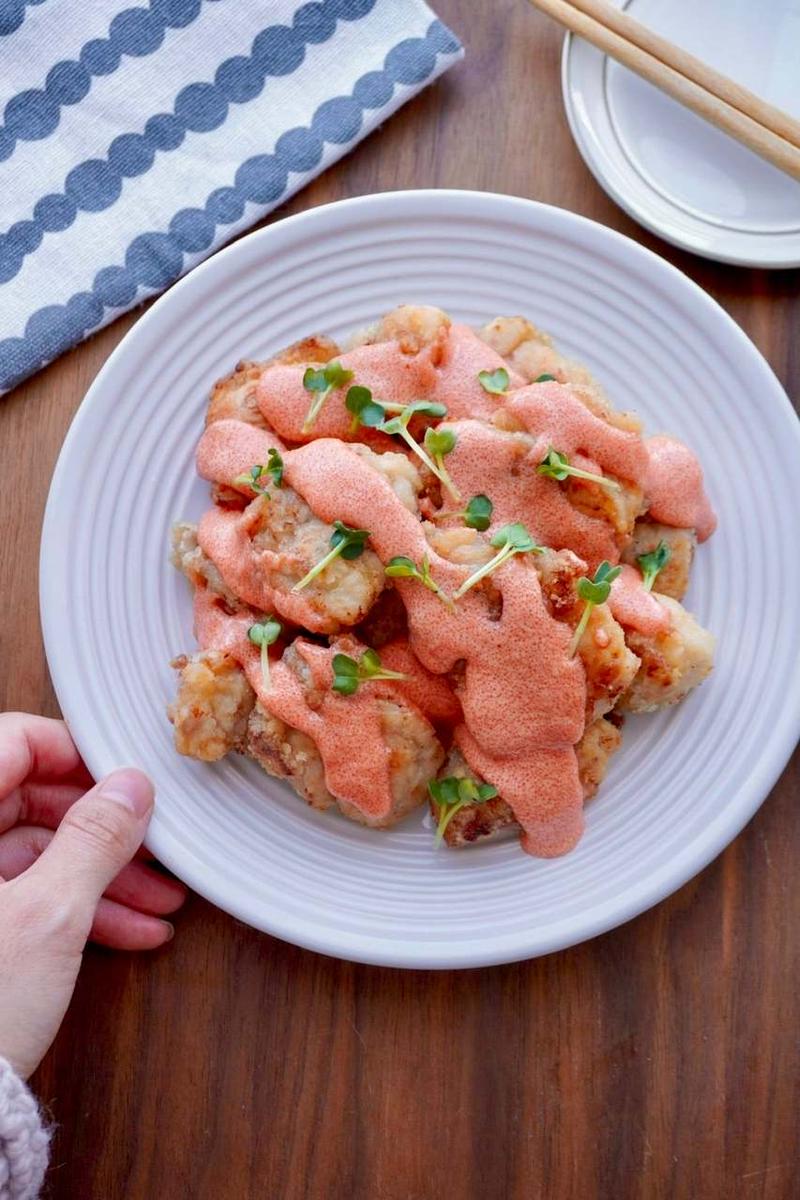 明太子があったらこれ作って！明太マヨ唐揚げ
