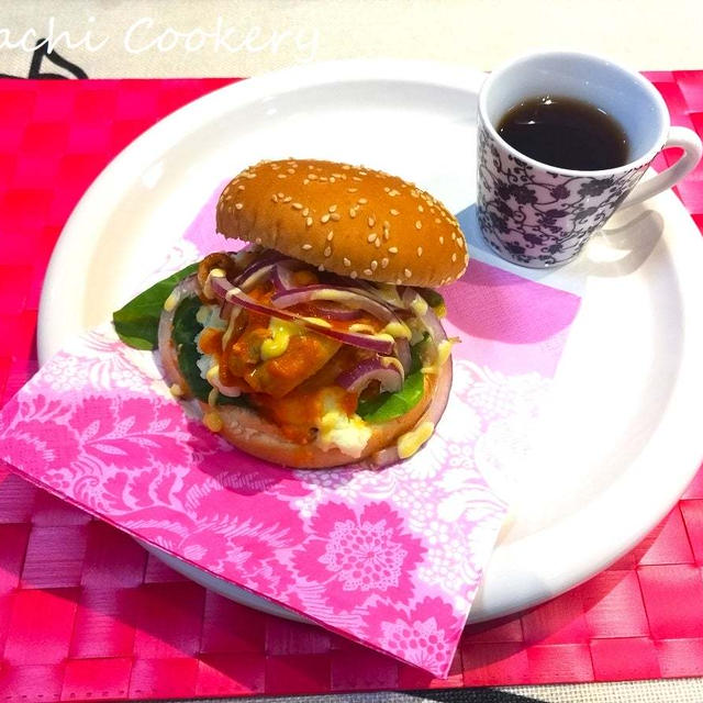 トマトチキンバーガー