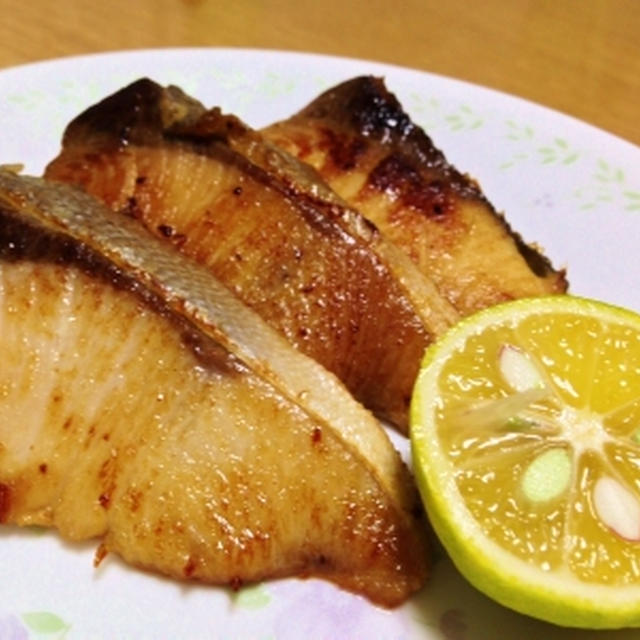 CMのぶりのポン酢焼きを作って♪