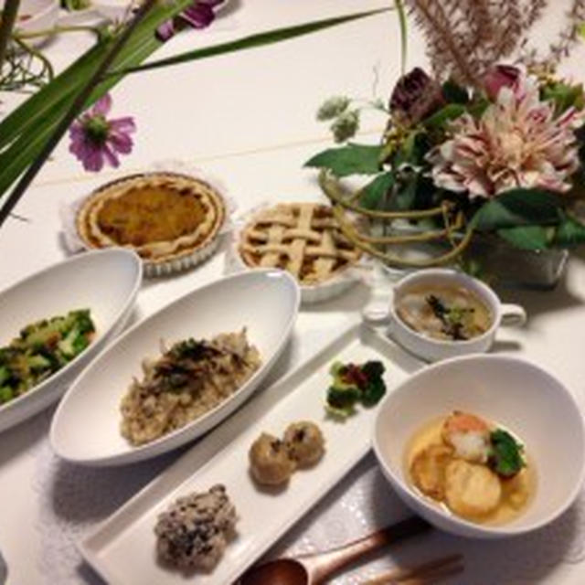 玄米・お月見ディナー　genmai・otsukimi・dinner