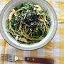 和えて簡単♪水菜の和風パスタ
