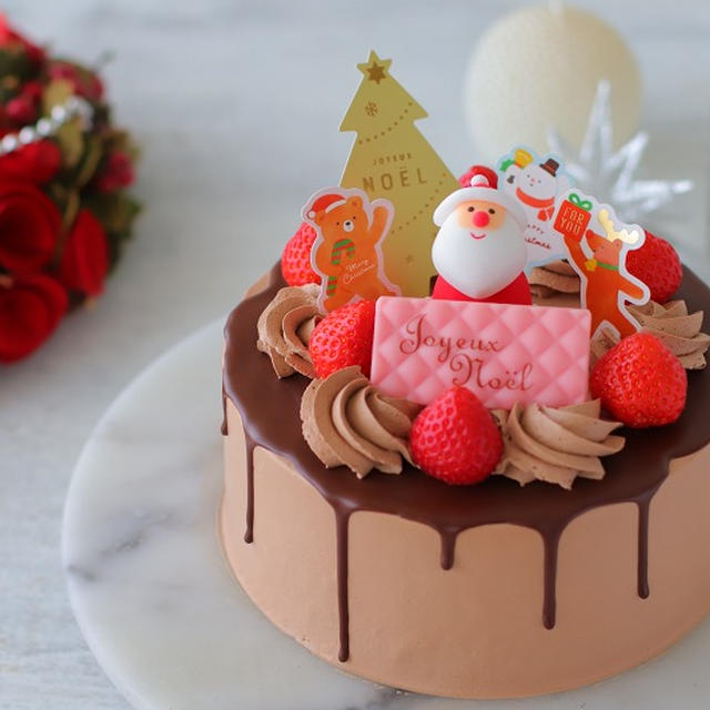 クリスマスチョコレートケーキ By あいりおーさん レシピブログ 料理ブログのレシピ満載