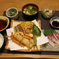 天ぷらとお刺身の和の晩ご飯　と　『恋するフォーチュンクッキー』♪