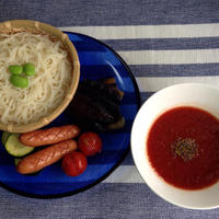 まぜるだけ！トマトつゆの素麺