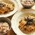 *　むらせライス・お赤飯「卵＆きのこの梅あんかけ厚揚げ」　*