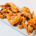 【レシピ】息子くん達にお店のようなから揚げと言われた♡鶏ももの中華から揚げ