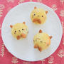 チョコチップ入り♪マフィンカップねこパン。娘の気がかり。