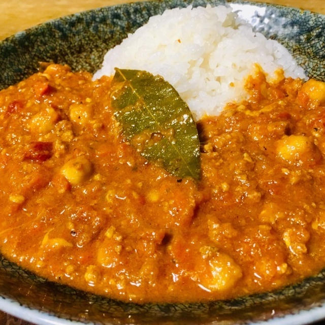 鹿とひよこ豆のキーマカレー