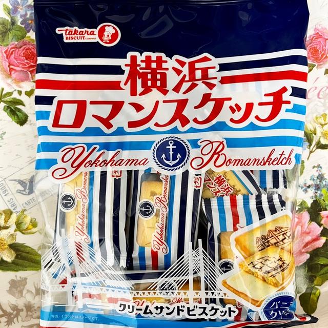 【カルディ】宝製菓 横浜ロマンスケッチ(クリームサンドビスケット)