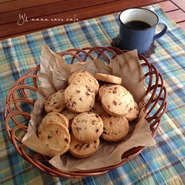 クランベリーバニラクッキー(o^^o)簡単サクサク♡